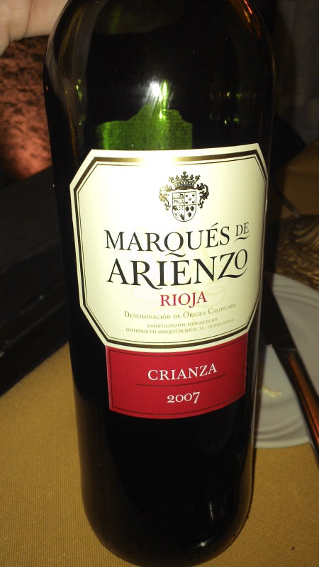 Vinho espanhol da região de Rioja